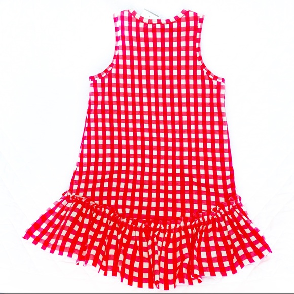 Crewcuts Drop Waist Gingham Dress, NWT - Picture 4 of 5